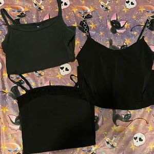 Lot of 3 Y2K tank tops